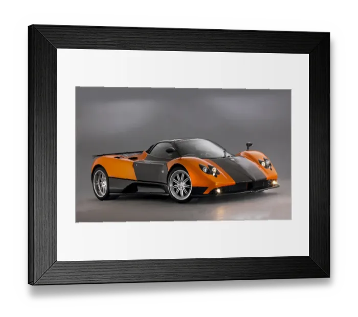 Framed Print : Pagani Zonda Roadster F 2006