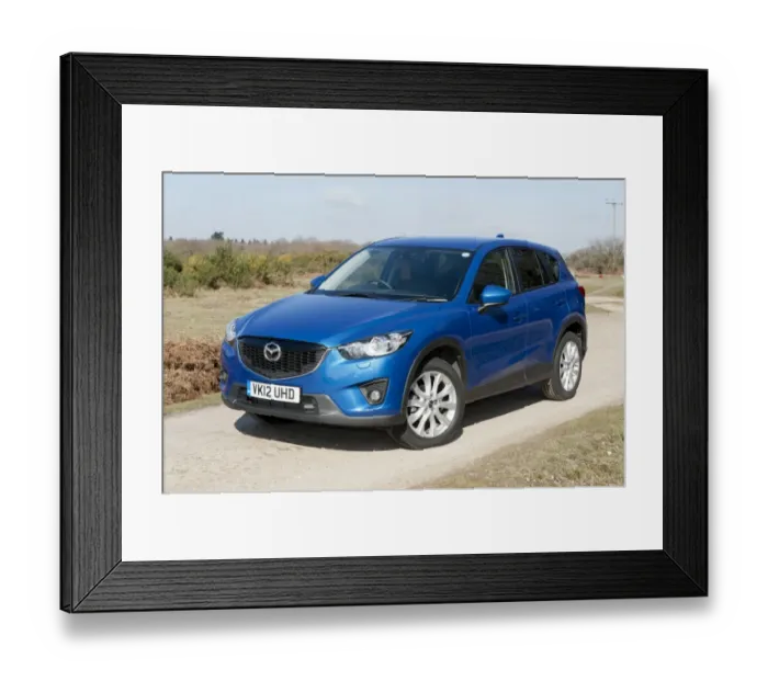 Framed Print : Mazda CX5 2013