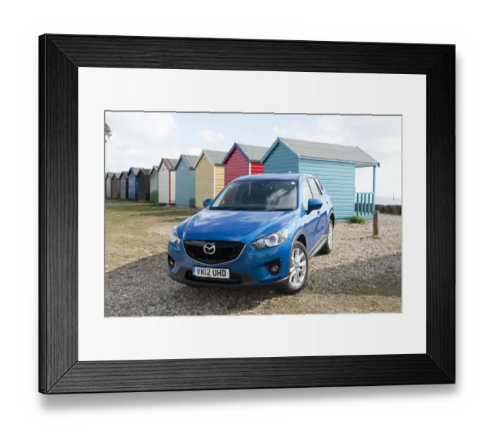 Framed Print : Mazda CX5 2013