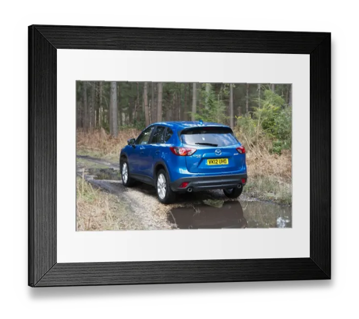 Framed Print : Mazda CX5 2013
