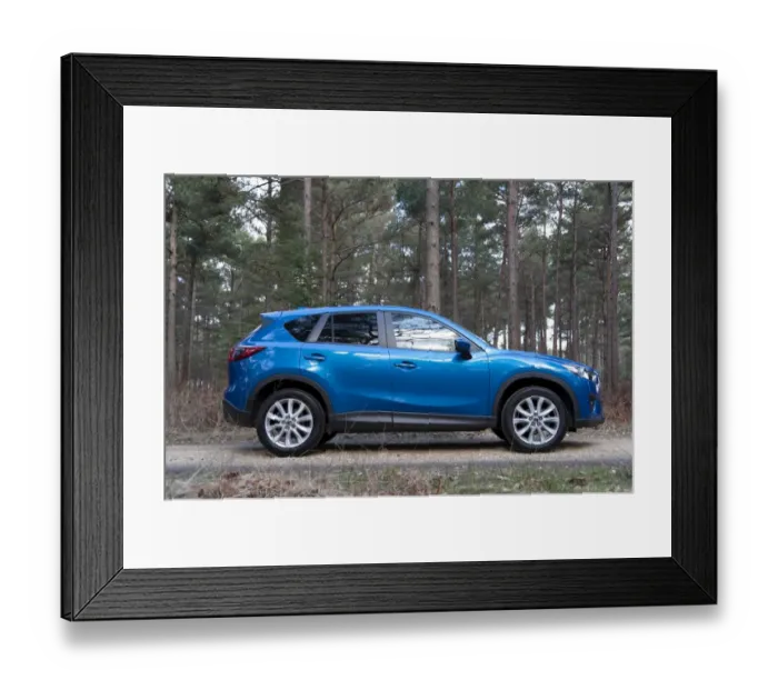Framed Print : Mazda CX5 2013 Framed Print : Mazda CX5 2013