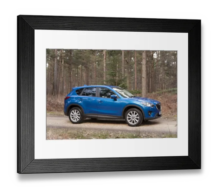 Framed Print : Mazda CX5 2013 Framed Print : Mazda CX5 2013
