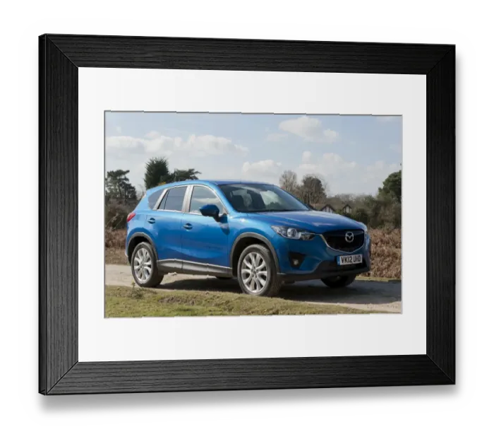 Framed Print : Mazda CX5 2013