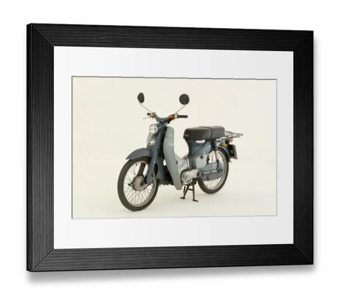Framed Print : 1964 Honda C50 Scooter-1 Framed Print : 1964 Honda C50 Scooter-1