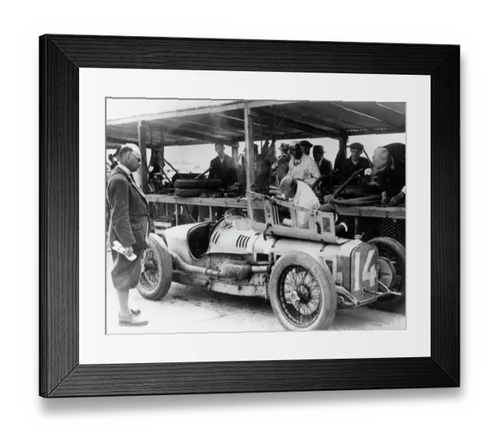 Framed Print : 1st British GP at Brooklands 1926. A7932 Framed Print : 1st British GP at Brooklands 1926. A7932