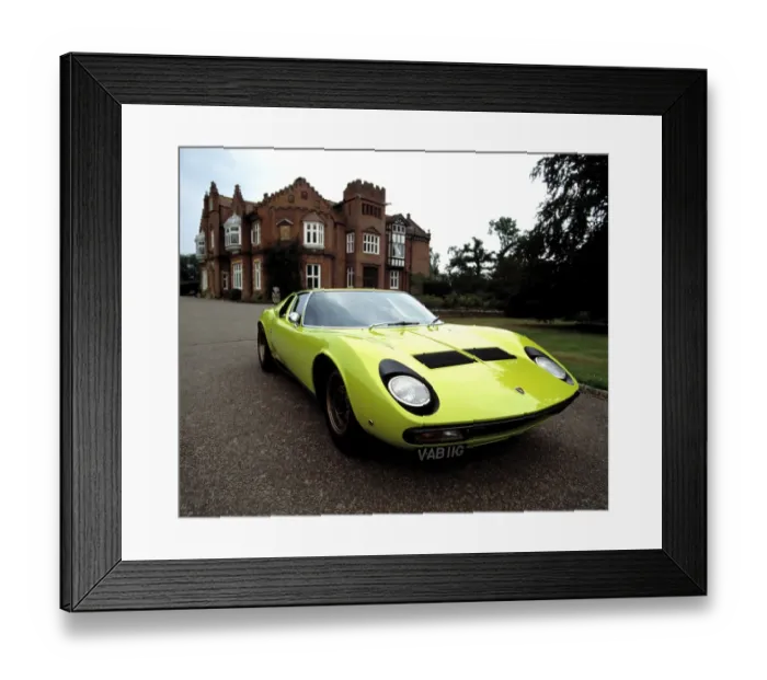 Framed Print : Lamborghini Miura 1968 Framed Print : Lamborghini Miura 1968