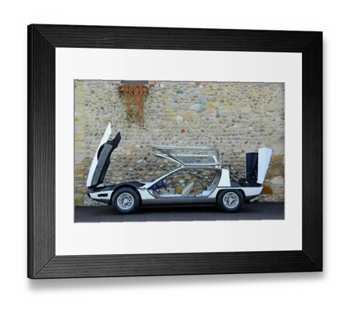 Framed Print : Lamborghini Marzal 1967