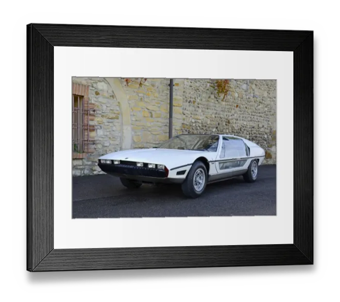 Framed Print : Lamborghini Marzal 1967