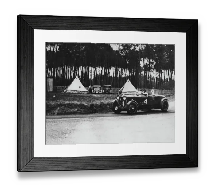 Framed Print : Lagonda, Hindmarsh-Fontes 1935 Le mans winners