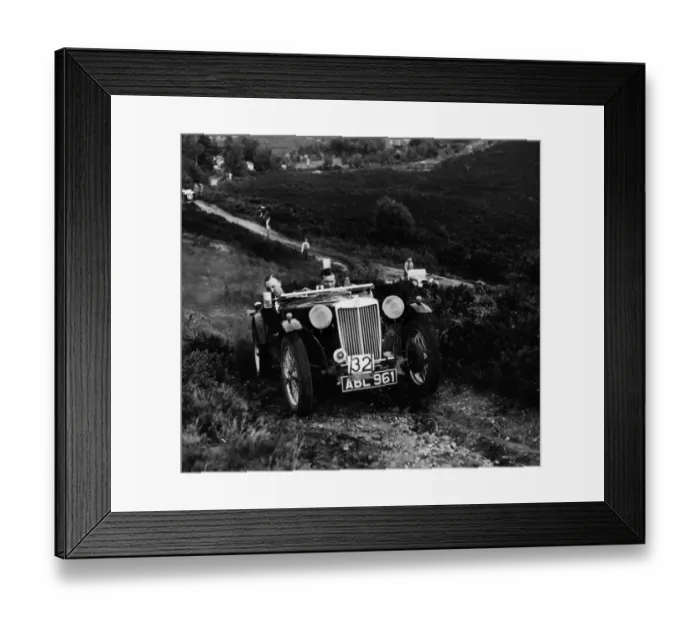 Framed Print : MG TA, Lawrence Cup trial