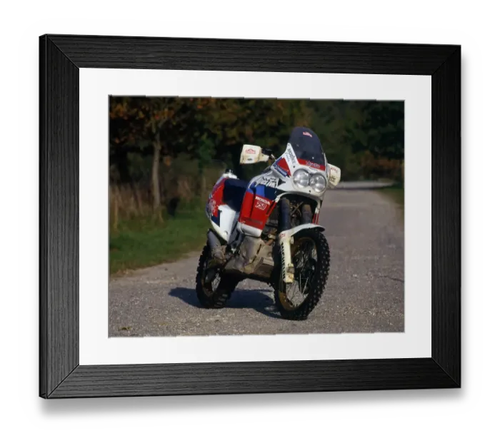 Framed Print : 1991 Honda 750 Africa Twin