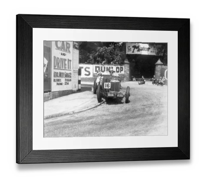 Framed Print : MG K3 Magnette Mannin Beg Isle of Man 1933 Framed Print : MG K3 Magnette Mannin Beg Isle of Man 1933