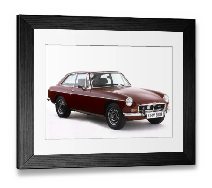 Framed Print : MGB GT V8 1974#008001