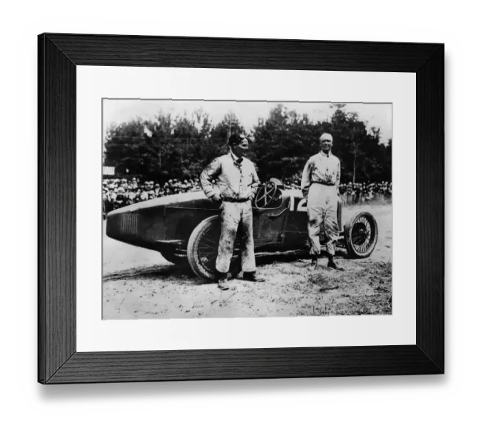 Framed Print : Sir Henry Segrave after winning 1923 French Grand Prix in Sunbeam Framed Print : Sir Henry Segrave after winning 1923 French Grand Prix in Sunbeam