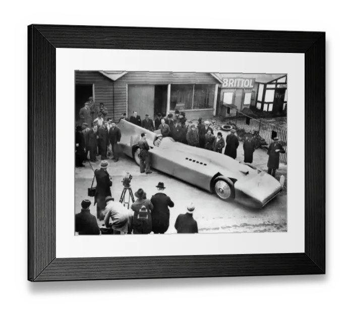 Framed Print : Bluebird 1935, Malcolm Campbell