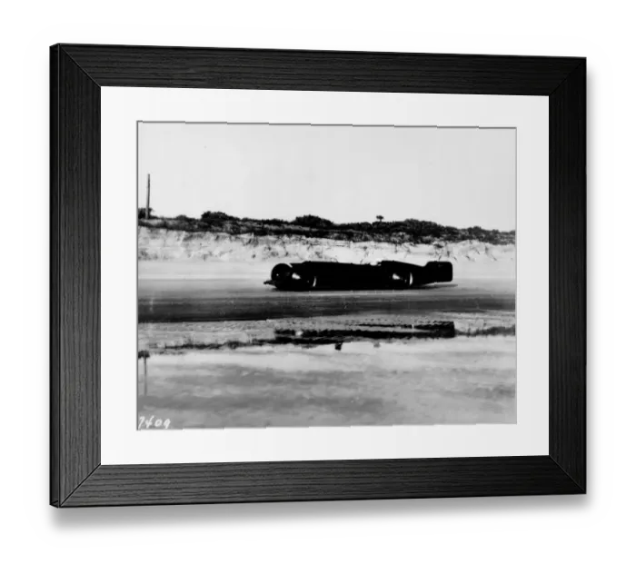 Framed Print : Golden Arrow at Daytona 1929
