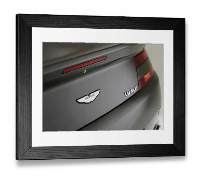 Framed Print : Aston Martin V8 Vantage 2011