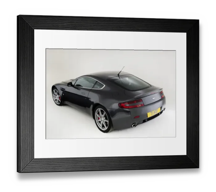 Framed Print : Aston Martin V8 Vantage 2011
