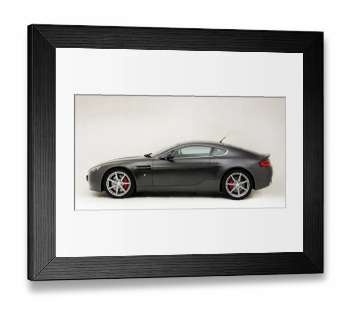 Framed Print : Aston Martin V8 Vantage 2011