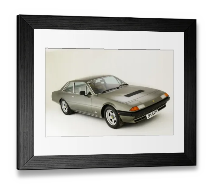 Framed Print : Ferrari 400i 1980