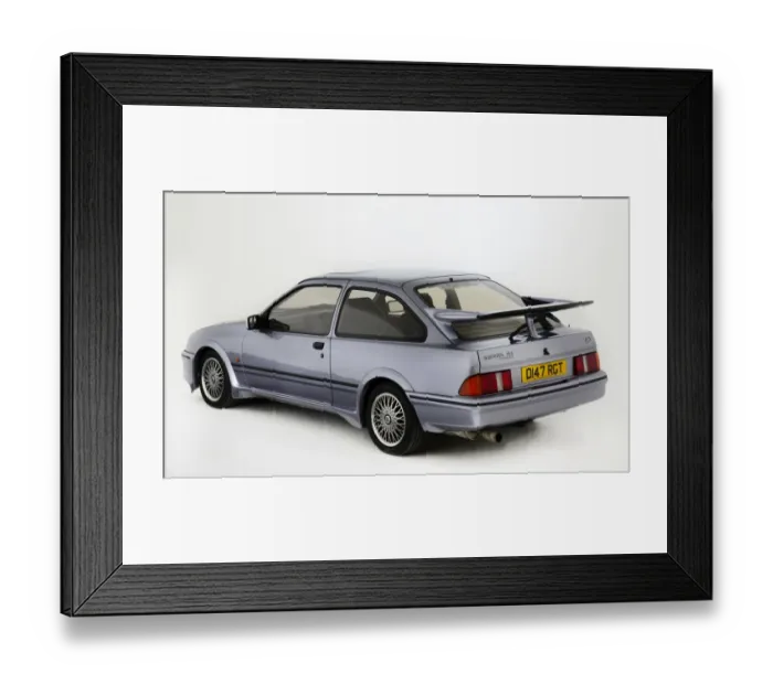 Framed Print : Ford Sierra RS Cosworth 1987 Framed Print : Ford Sierra RS Cosworth 1987