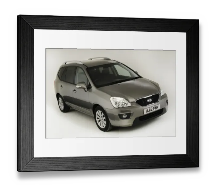 Framed Print : Kia Carens 3 CRDi 2012