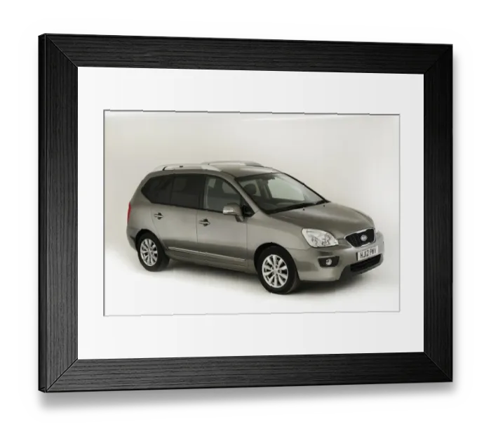Framed Print : Kia Carens 3 CRDi 2012