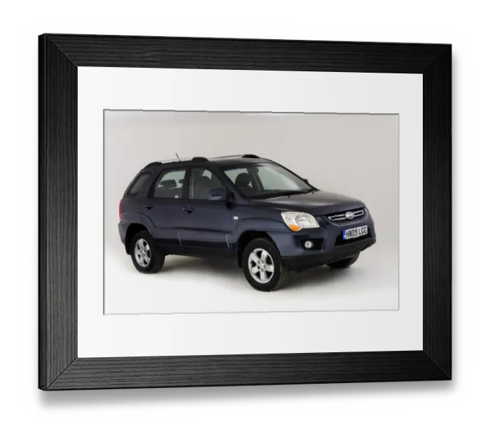 Framed Print : Kia Sportage XS 2009 Framed Print : Kia Sportage XS 2009
