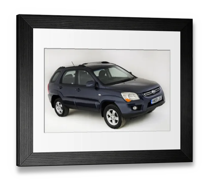 Framed Print : Kia Sportage XS 2009