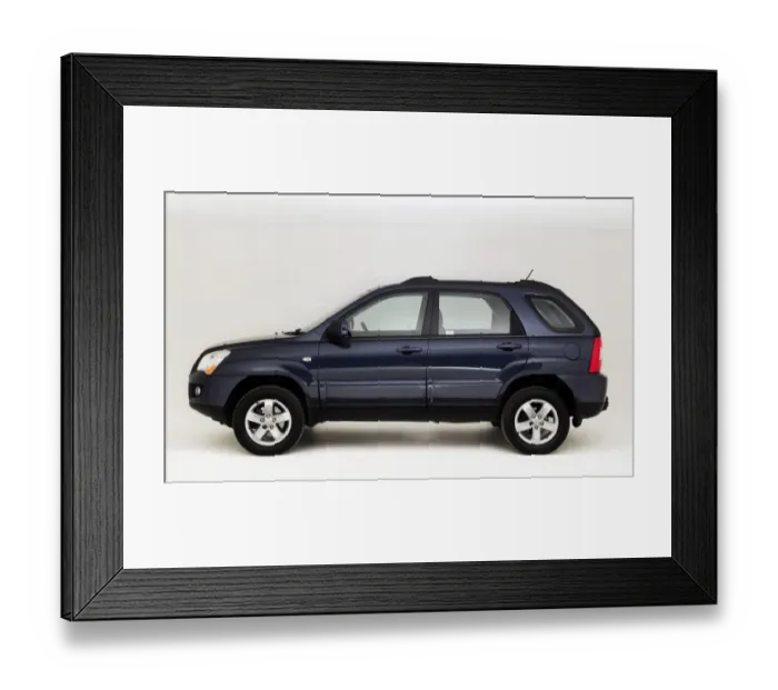Framed Print : Kia Sportage XS 2009