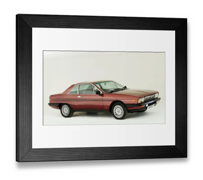 Framed Print : Lancia Gamma 2500 IE 1982