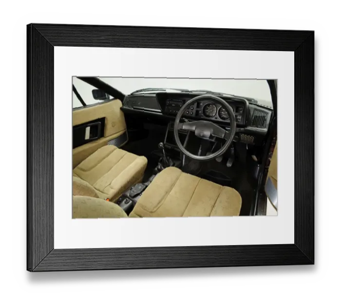 Framed Print : Lancia Gamma 2500 IE 1982 Framed Print : Lancia Gamma 2500 IE 1982
