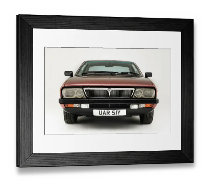 Framed Print : Lancia Gamma 2500 IE 1982