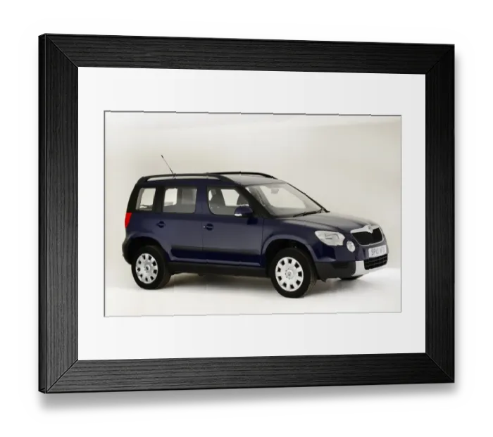 Framed Print : Skoda Yeti 2010