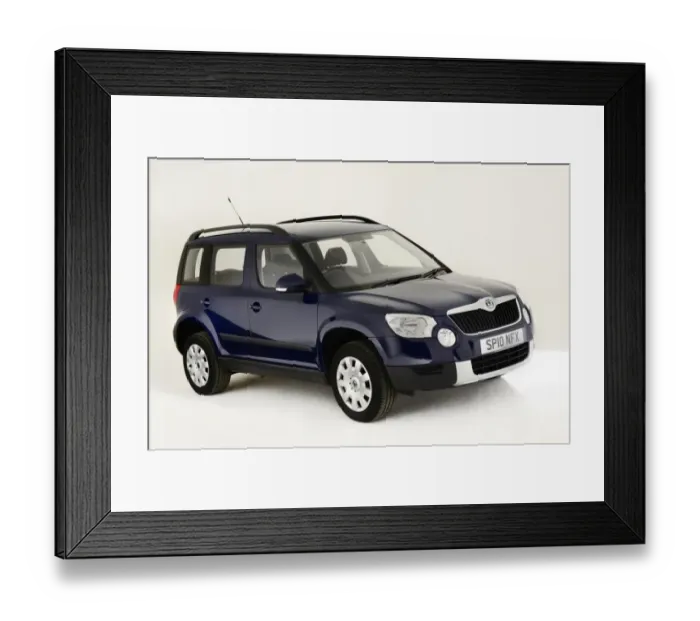 Framed Print : Skoda Yeti 2010
