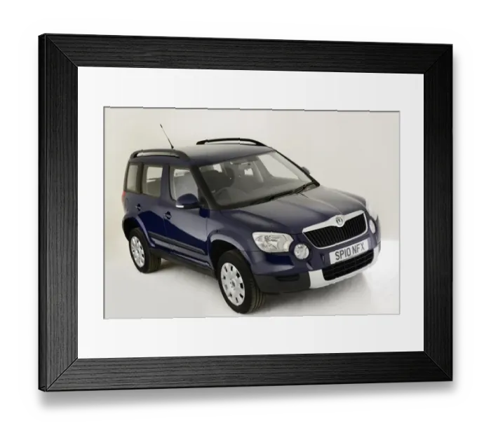 Framed Print : Skoda Yeti 2010
