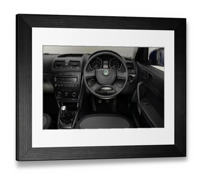 Framed Print : Skoda Yeti 2010