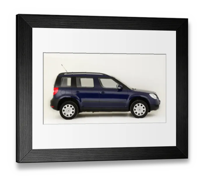 Framed Print : Skoda Yeti 2010