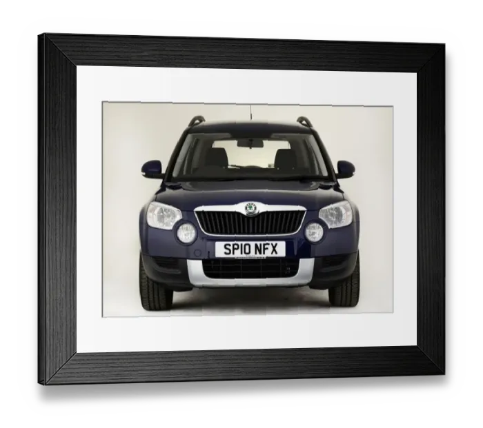 Framed Print : Skoda Yeti 2010 Framed Print : Skoda Yeti 2010