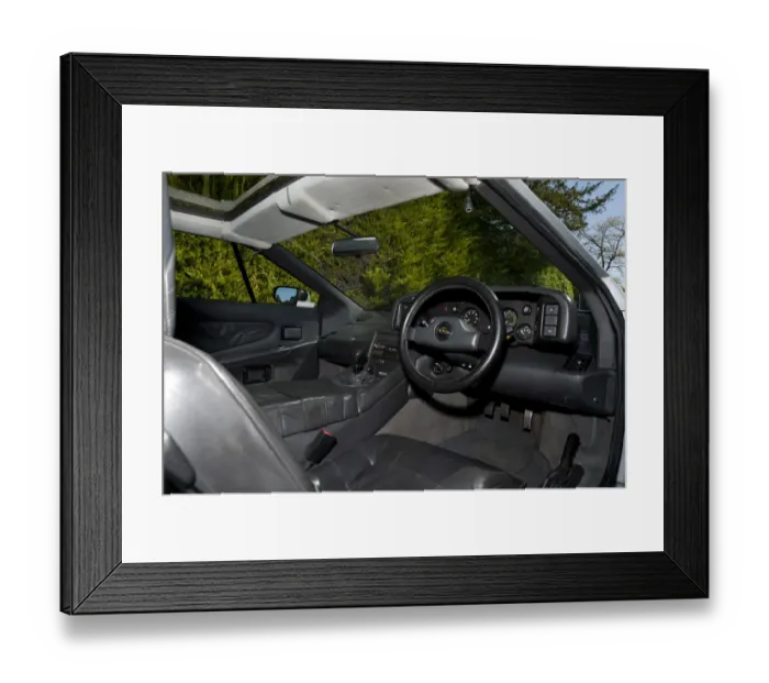 Framed Print : Lotus Esprit 1989 Framed Print : Lotus Esprit 1989