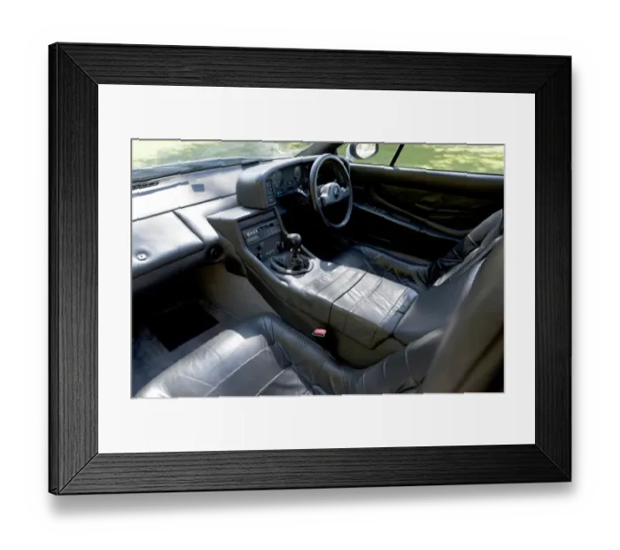 Framed Print : Lotus Esprit 1989 Framed Print : Lotus Esprit 1989