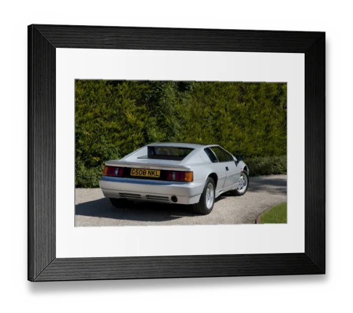 Framed Print : Lotus Esprit 1989 Framed Print : Lotus Esprit 1989