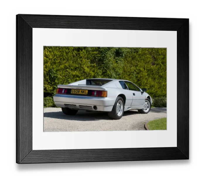 Framed Print : Lotus Esprit 1989 Framed Print : Lotus Esprit 1989