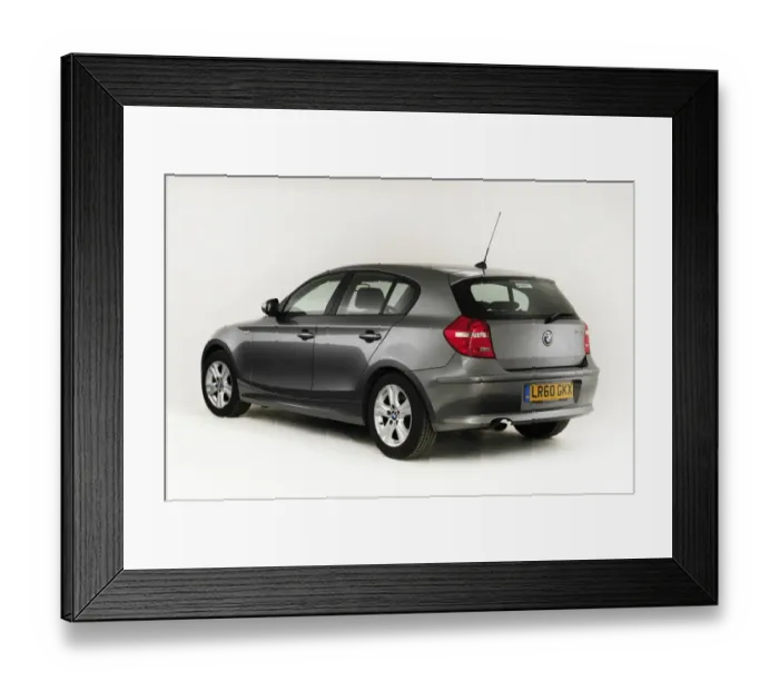 Framed Print : 2011 BMW 118d