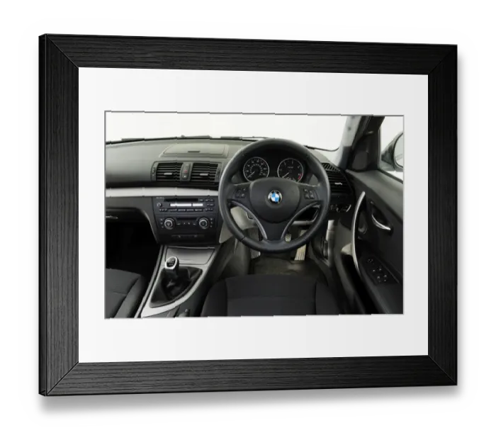 Framed Print : 2011 BMW 118d