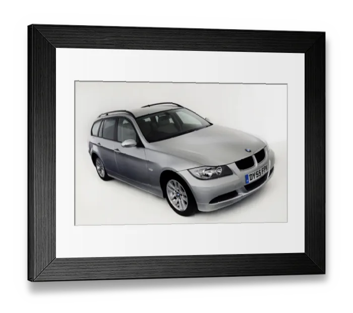 Framed Print : 2005 BMW 320d touring