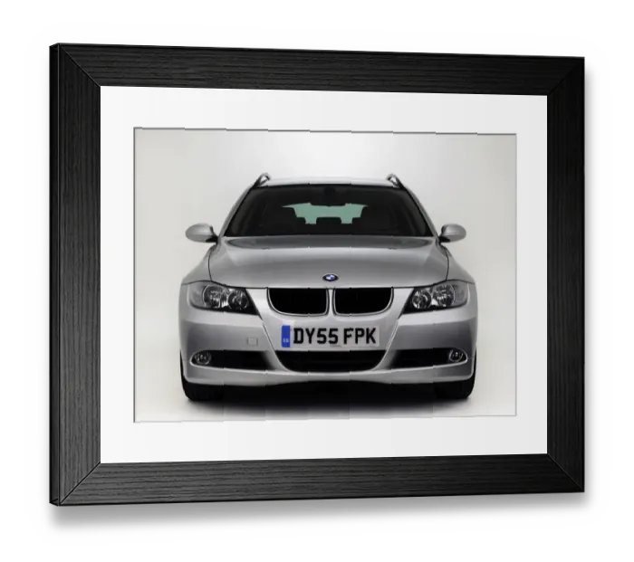 Framed Print : 2005 BMW 320d touring Framed Print : 2005 BMW 320d touring