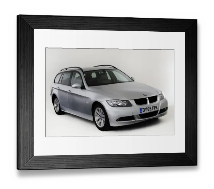 Framed Print : 2005 BMW 320d touring Framed Print : 2005 BMW 320d touring