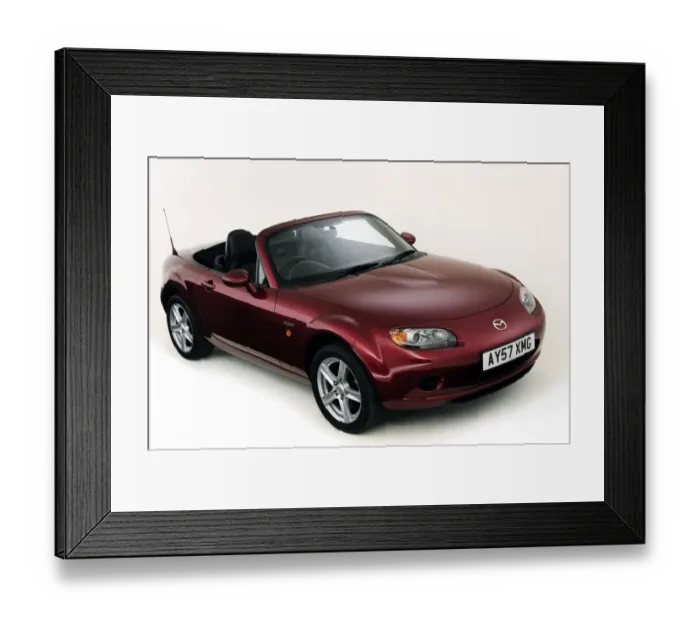 Framed Print : 2007 Mazda MX5 Framed Print : 2007 Mazda MX5