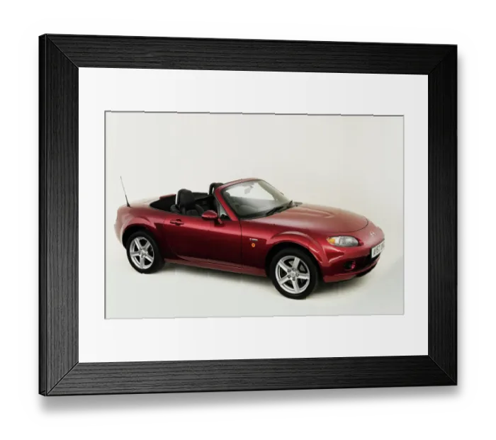 Framed Print : 2007 Mazda MX5